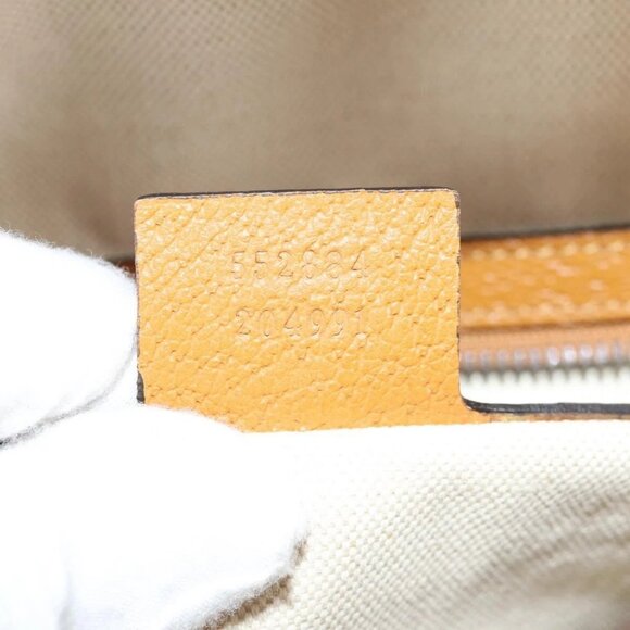 GUCCI GUCCIxDisney GG Supreme Backpack PVC Beige Gold 552884 Auth 140648M - Picture 10 of 16